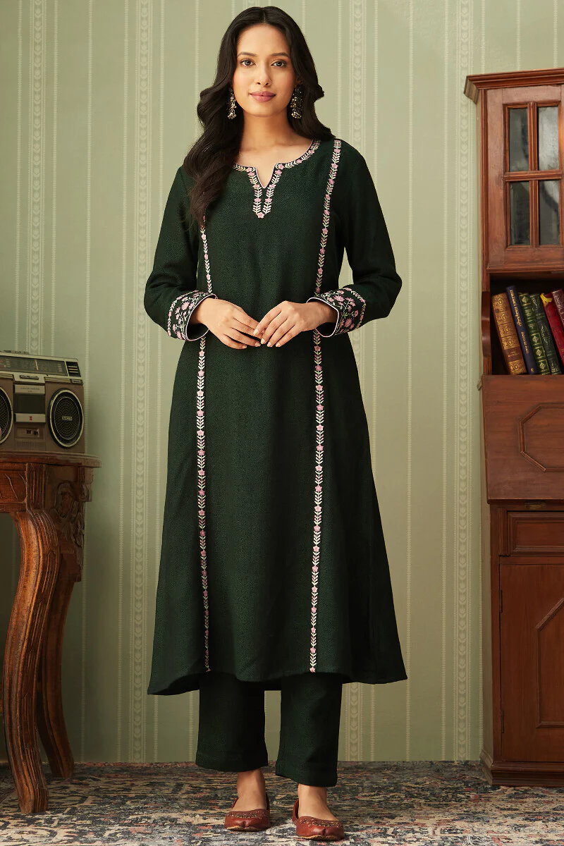 Naadirah Sahana Faux Wool Kurta - Image 2