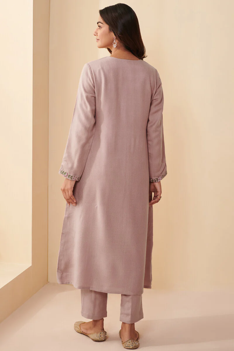 Naadirah Sameera Faux Wool Handloom Kurta - Image 8