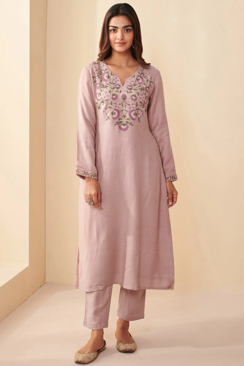 Naadirah Sameera Faux Wool Handloom Kurta - Image 2