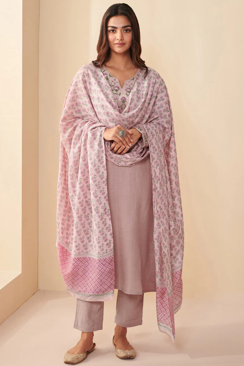 Naadirah Sameera Faux Wool Handloom Kurta - Image 4