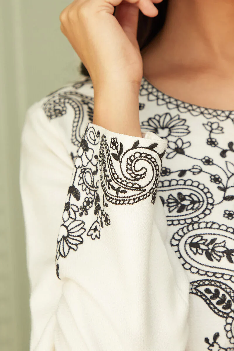 Naadirah Sehreen Faux Wool Kurta - Image 6