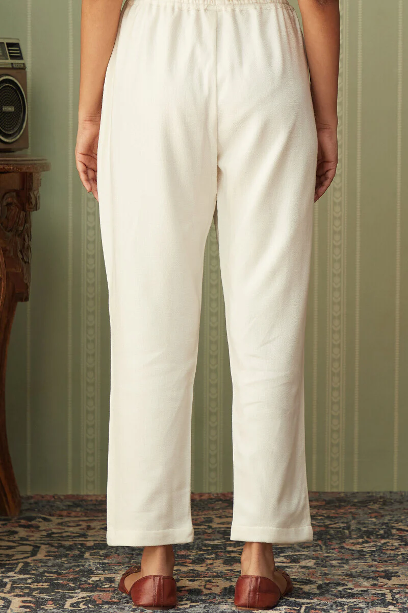 Naadirah Sehreen Faux Wool Narrow Pants - Image 5