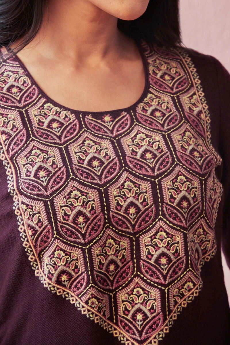 Naadirah Zara Faux Wool Kurta - Image 5
