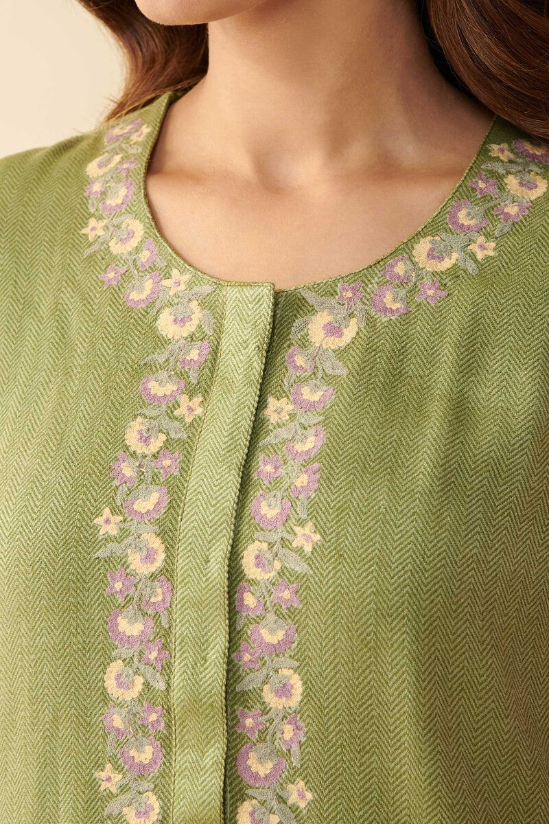 Naadirah Zarina Faux Wool Handloom Kurta - Image 3