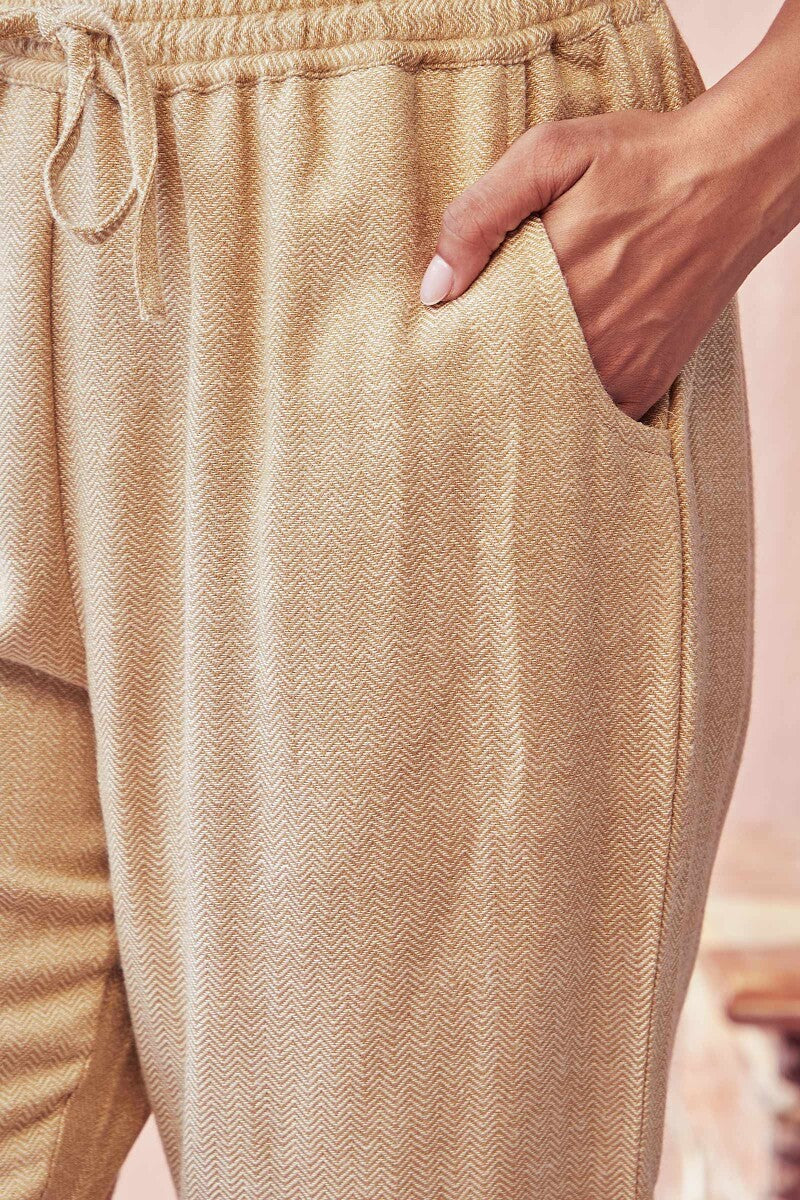 Naadirah Zeena Faux Wool Narrow Pants - Image 3