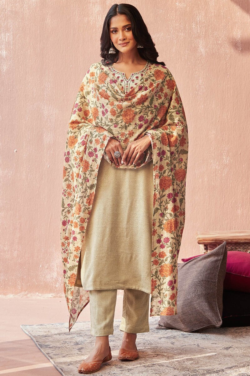 Naadirah Zeena Faux Wool Narrow Pants - Image 4