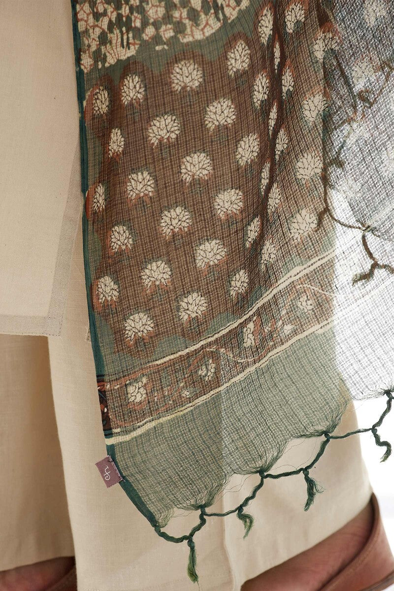 Naadirah Zoya Bagru Kota Dupatta - Image 5