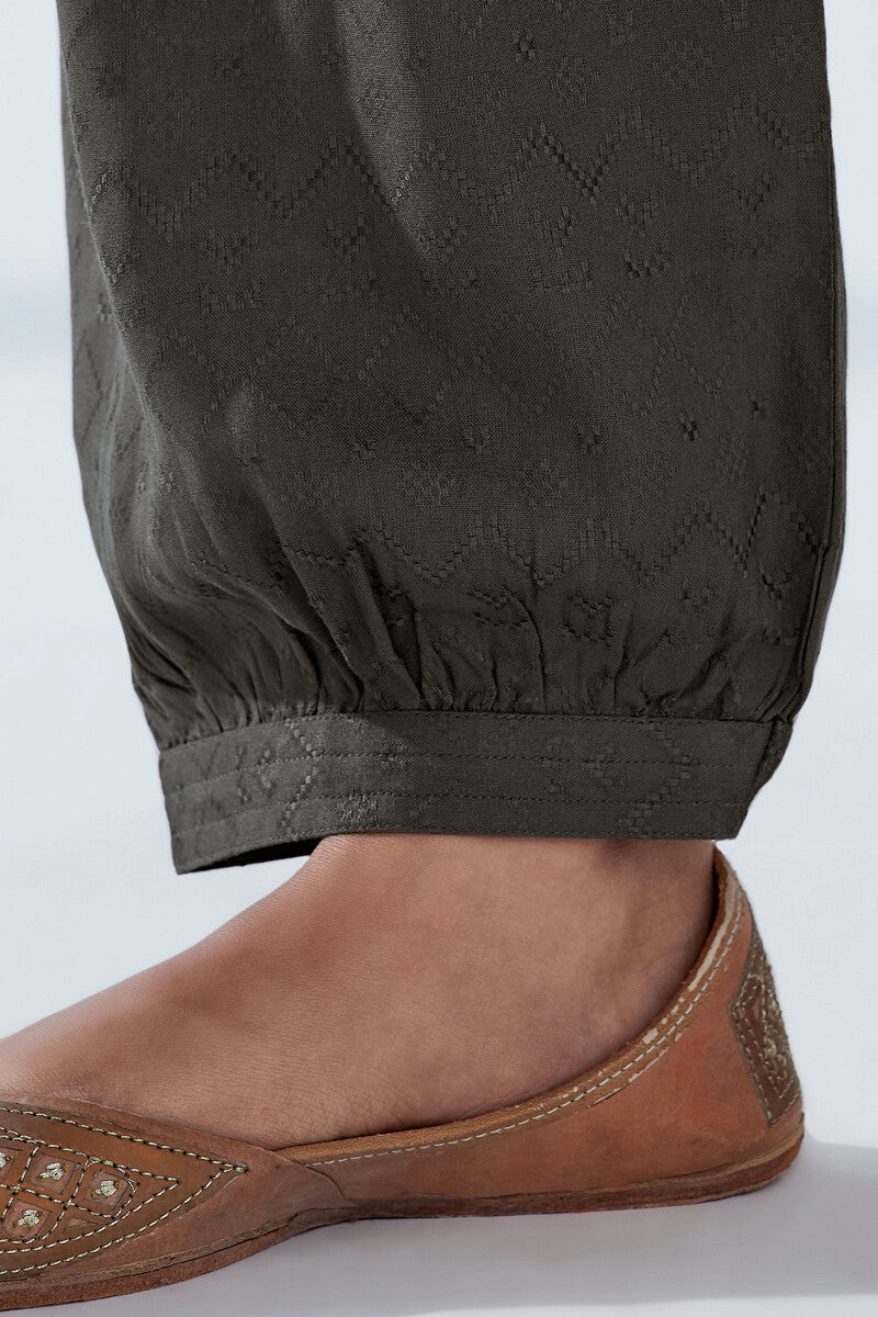 Naadirah Zoya Brown Dobby Izhaar Pants - Image 4