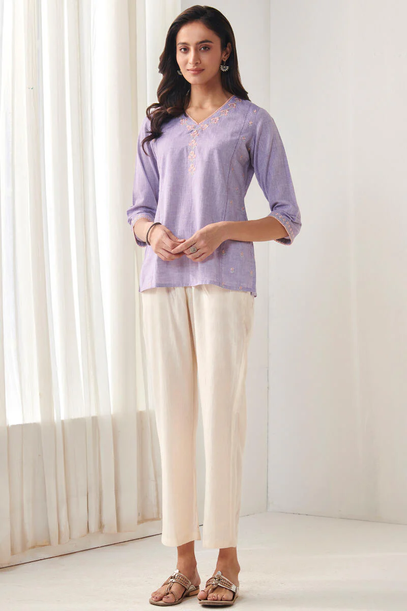 Nasrina Saba Handloom Top - Image 3