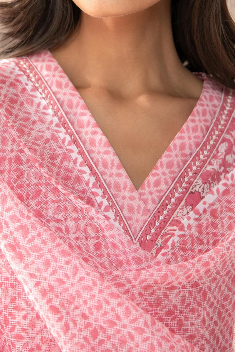Nasrine Aafiya Sanganeri Kota Dupatta - Image 2