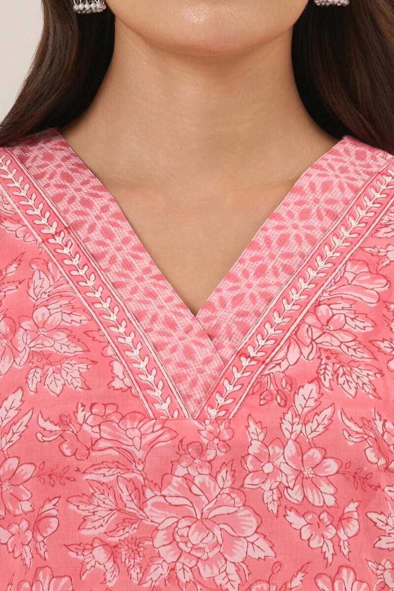 Surplus: Nasrine Aafiya Sanganeri Kurta - Image 4