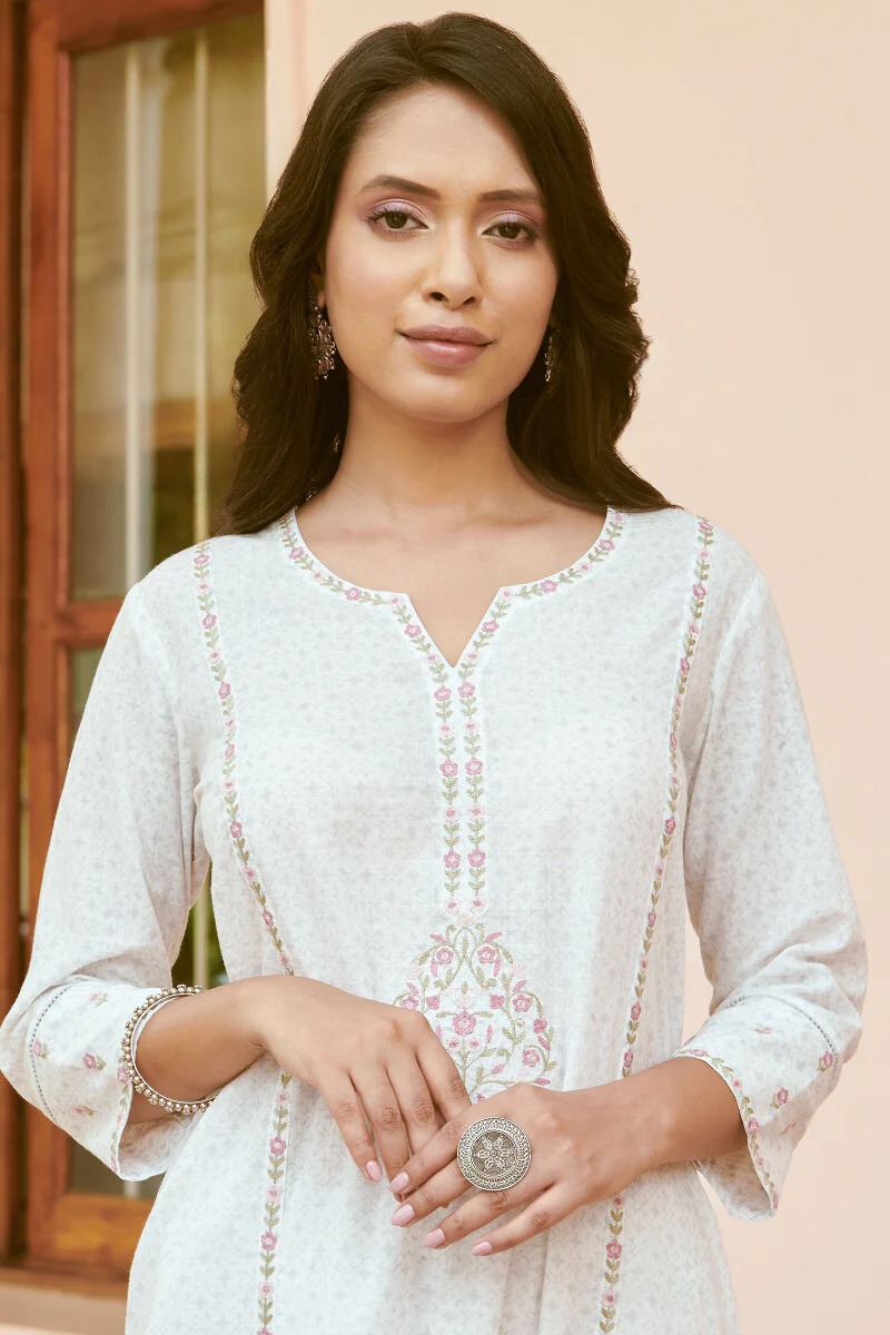 Nasrine Amara Sanganeri Kurta