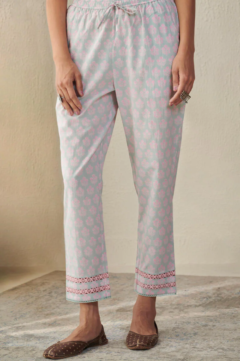 Nasrine Amyra Sanganeri Narrow Pants