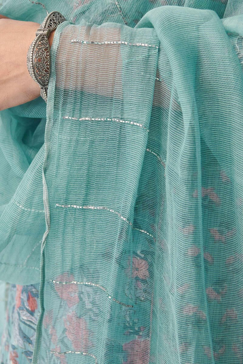 Nasrine Azaira Cotton Silk Dupatta - Image 4