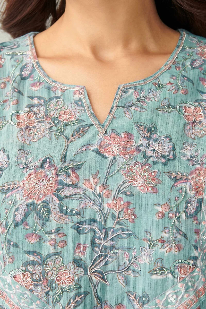 Nasrine Azaira Sanganeri Kurta - Image 3