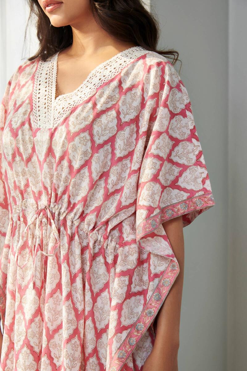 Nasrine Dalia Sanganeri Kaftan - Image 5