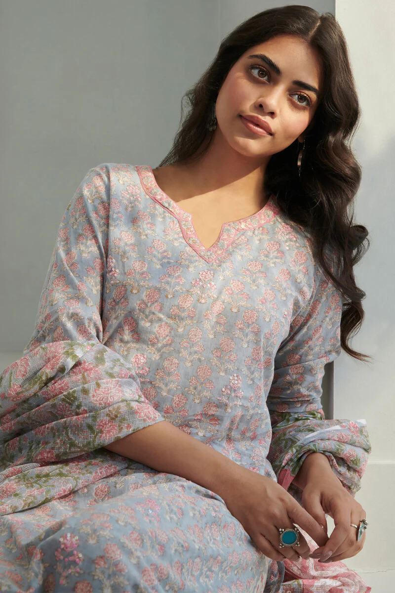Nasrine Dalia Sanganeri Kurta - Image 6