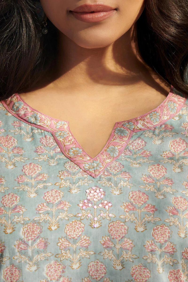 Nasrine Dalia Sanganeri Kurta - Image 3