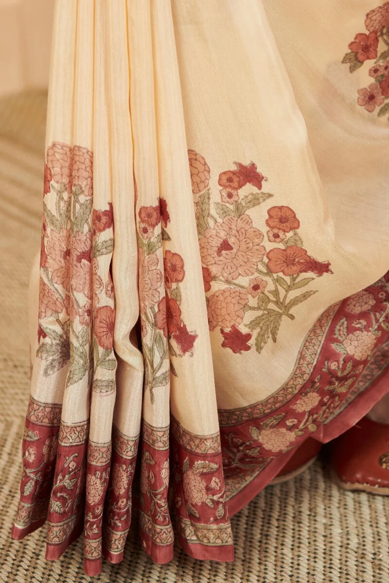 Nasrine Faizah Sanganeri Saree - Image 8