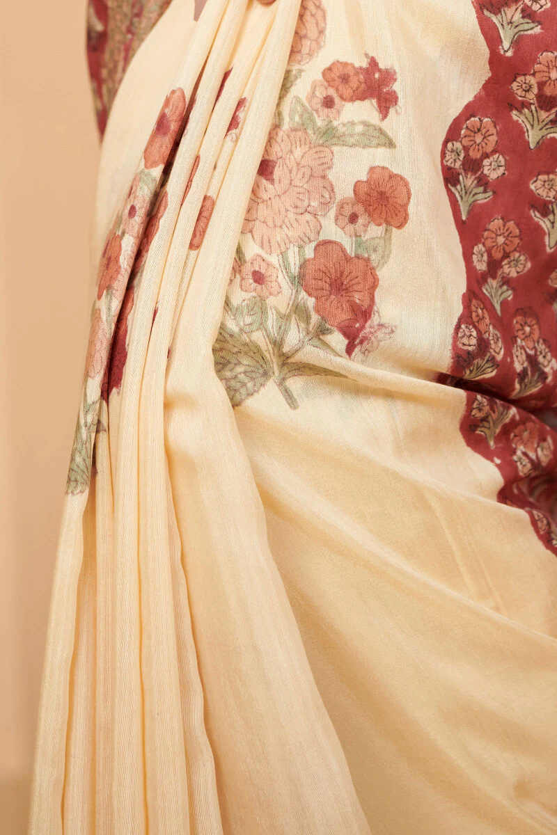 Nasrine Faizah Sanganeri Saree - Image 5