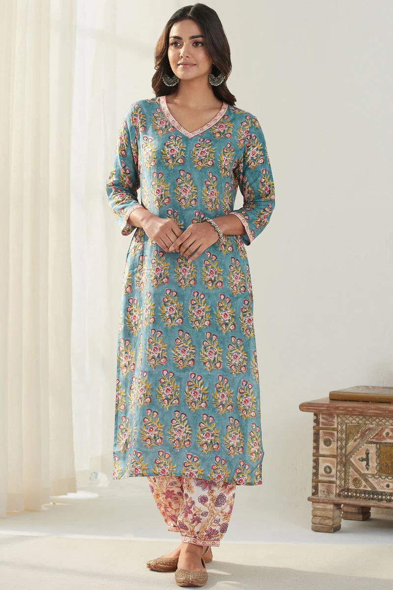 Nasrine Farnaz Sanganeri Modal Kurta - Image 3