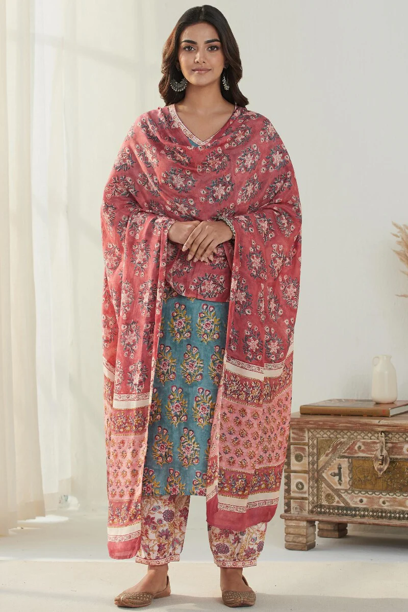 Nasrine Farnaz Sanganeri Modal Kurta - Image 5