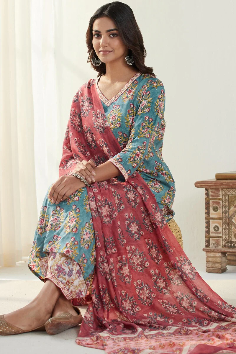 Nasrine Farnaz Sanganeri Modal Kurta - Image 6