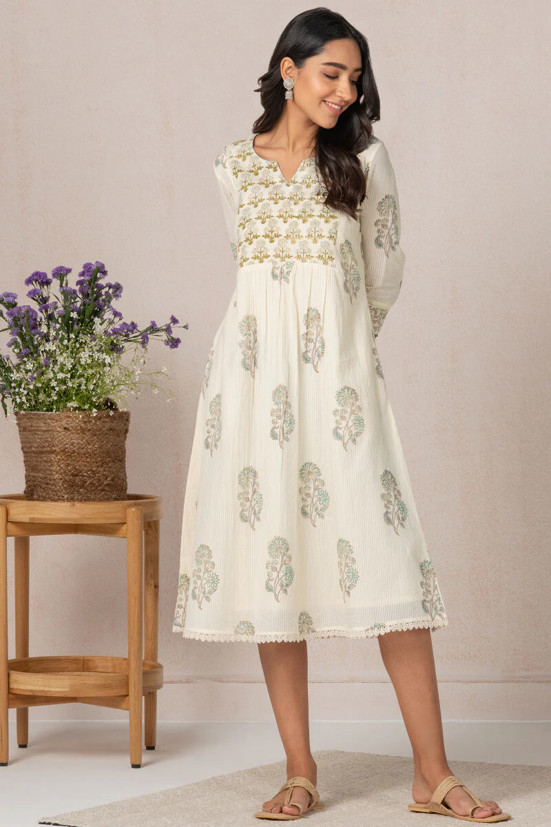 Nasrine Firoza Sanganeri Dress - Image 3