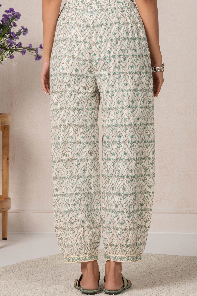 Nasrine Firoza Sanganeri Izhaar Pants - Image 4