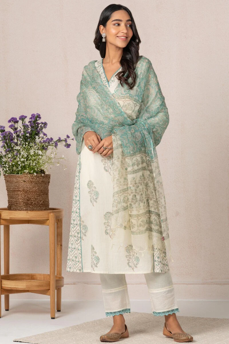 Nasrine Firoza Sanganeri Kurta - Image 5
