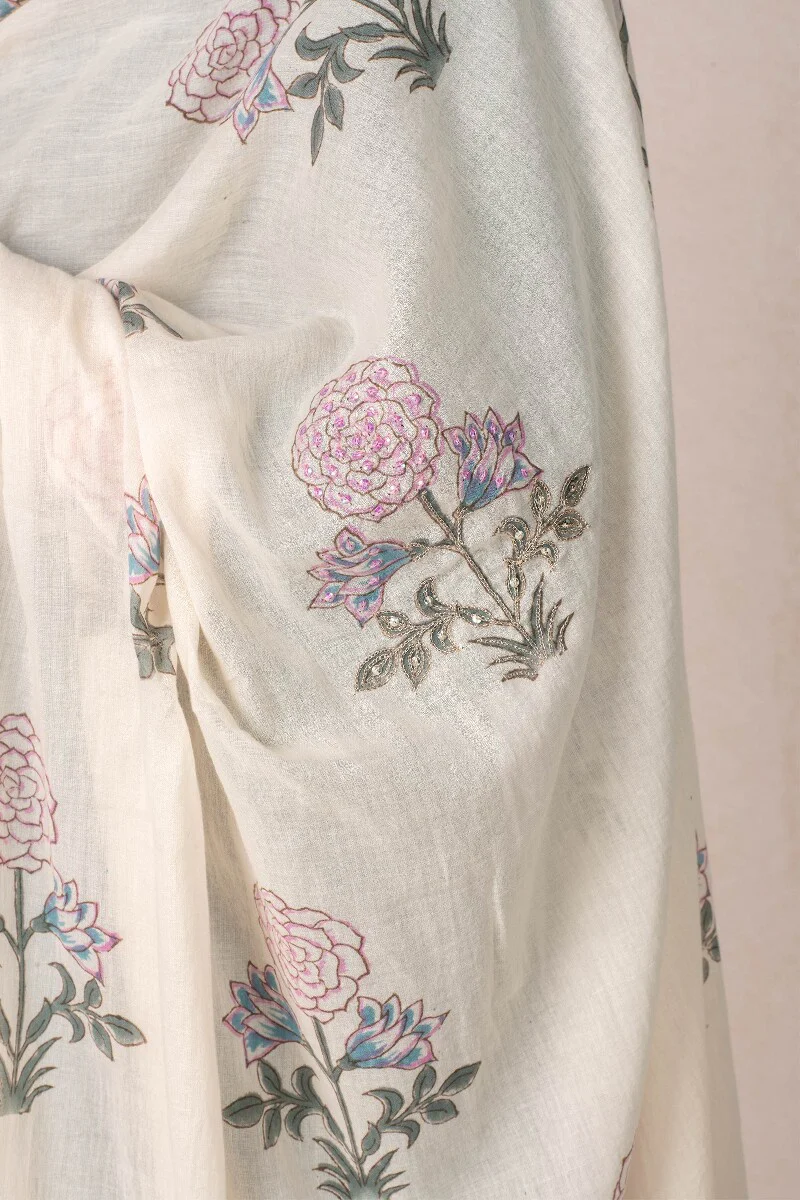 Nasrine Gauhar Sanganeri Dupatta - Image 2