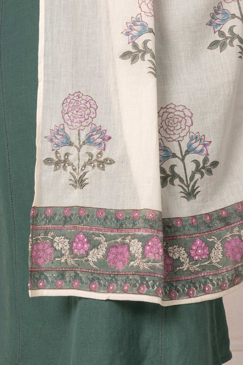 Nasrine Gauhar Sanganeri Dupatta - Image 5