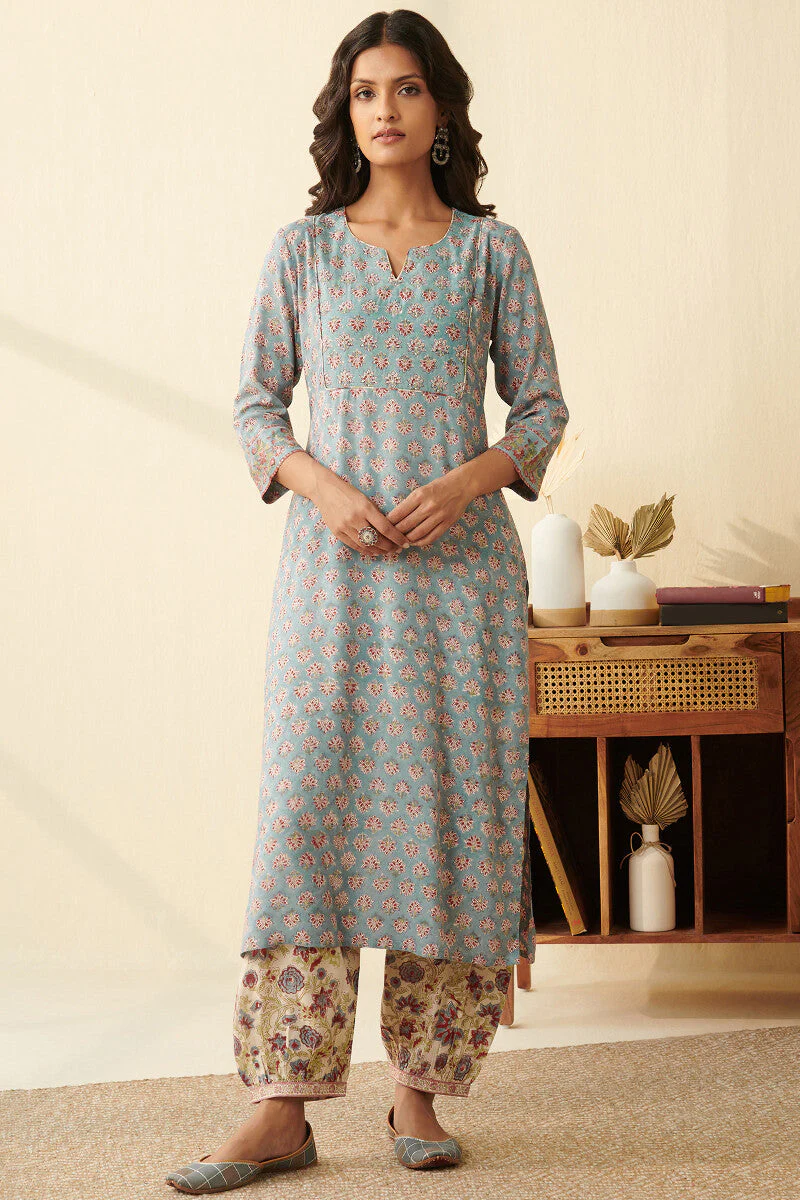 Nasrine Inaya Sanganeri Modal Kurta - Image 2
