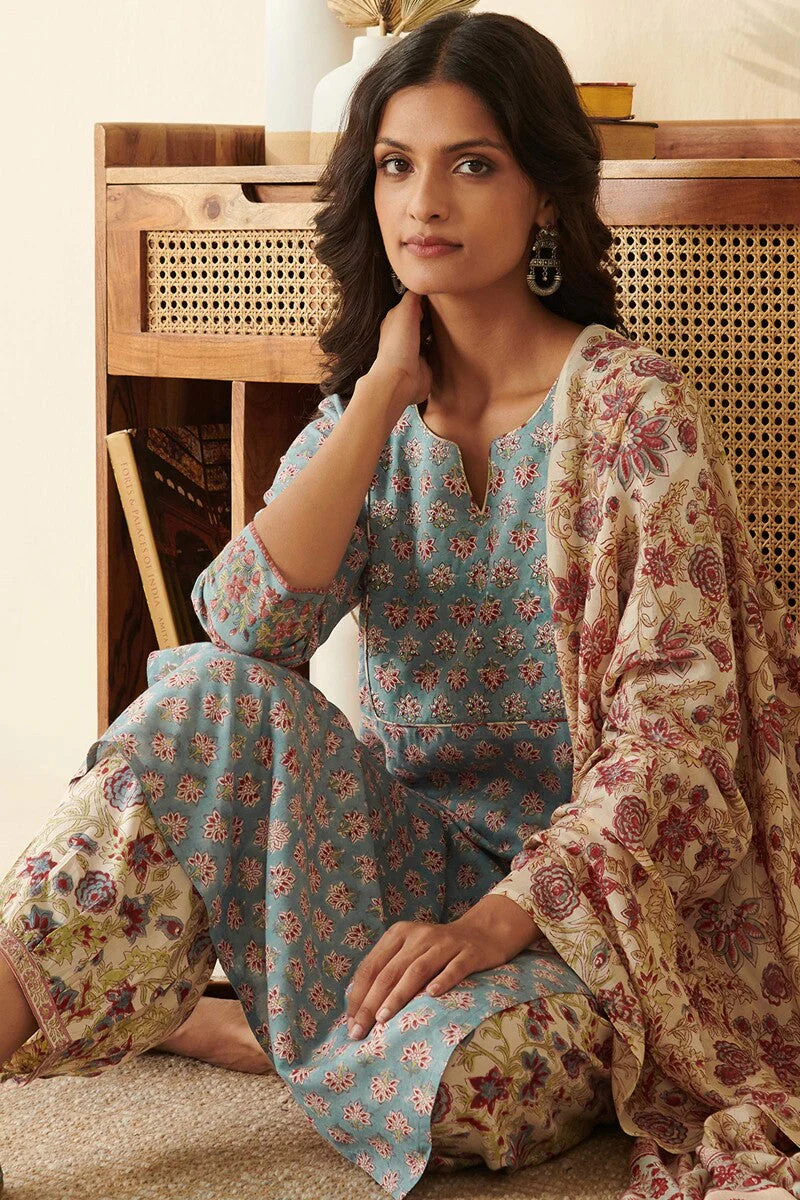 Nasrine Inaya Sanganeri Modal Kurta - Image 7