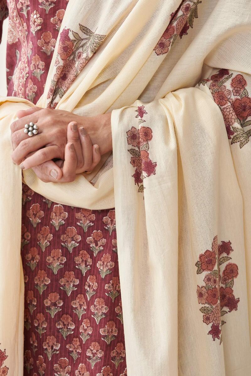 Nasrine Jiya Sanganeri Dupatta - Image 5