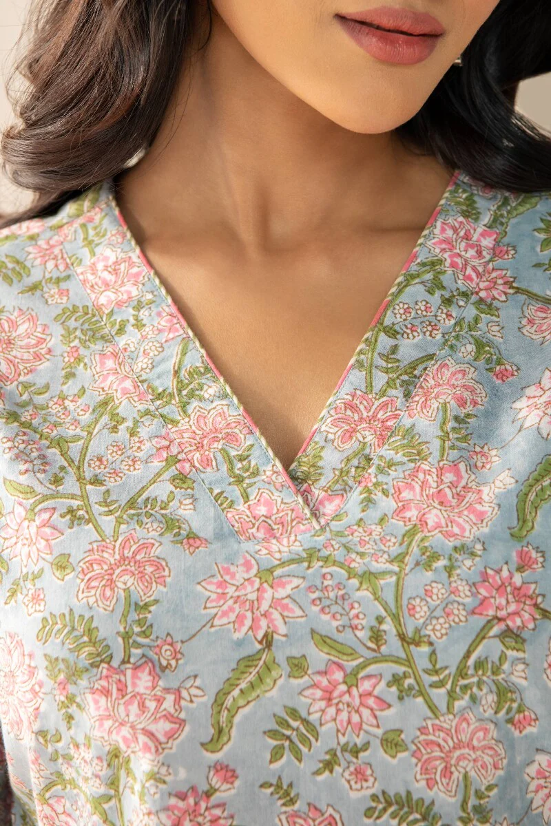 Nasrine Layla Sanganeri Kurta - Image 5