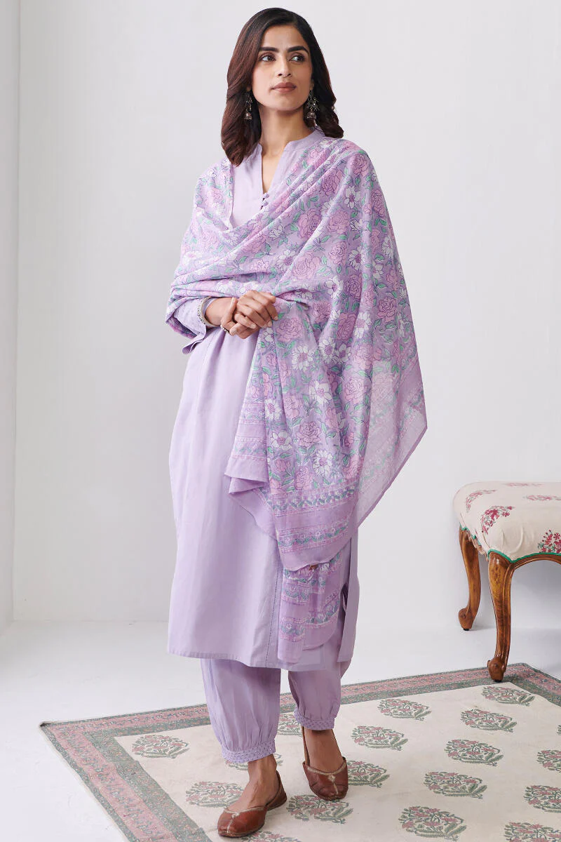 Nasrine Madeeha Sanganeri Dupatta - Image 3
