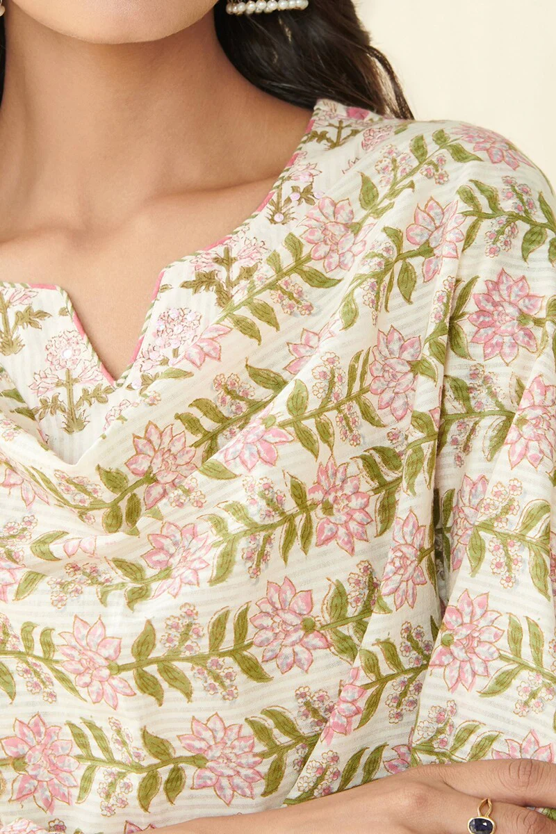 Nasrine Mahek Sanganeri Dupatta - Image 3
