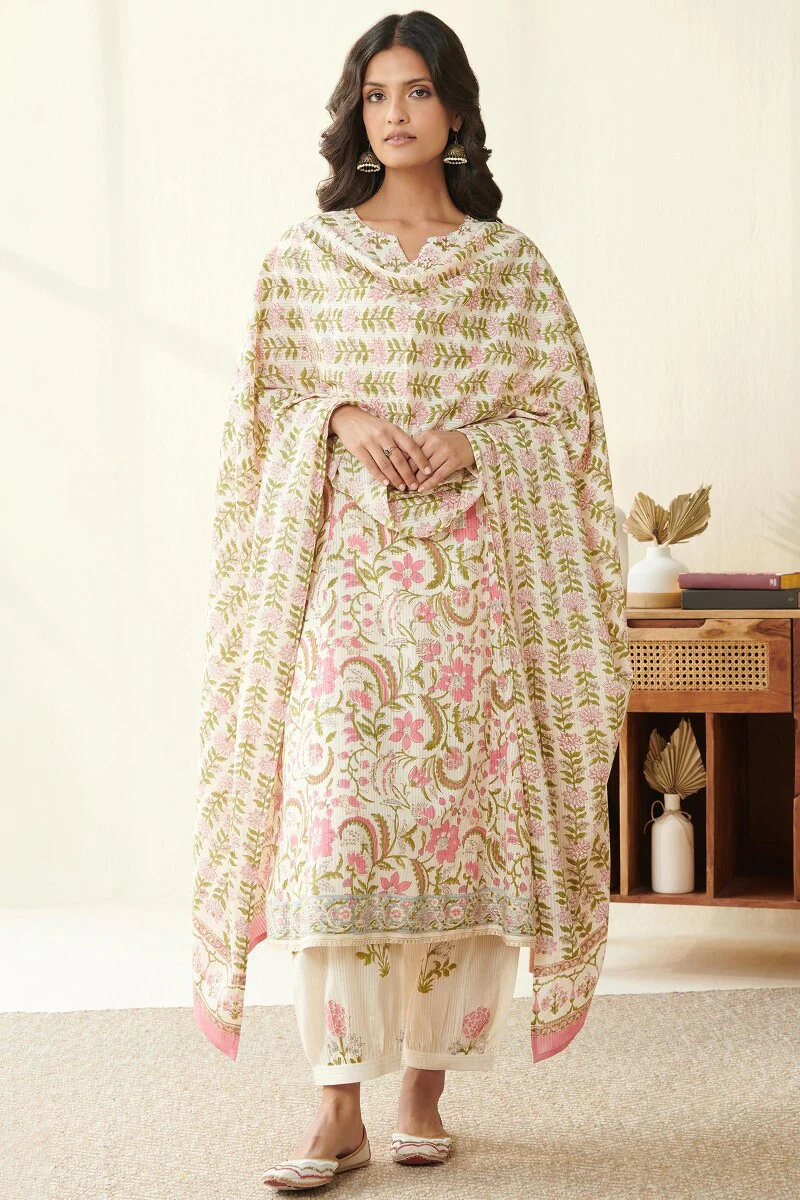 Nasrine Mahek Sanganeri Dupatta - Image 4
