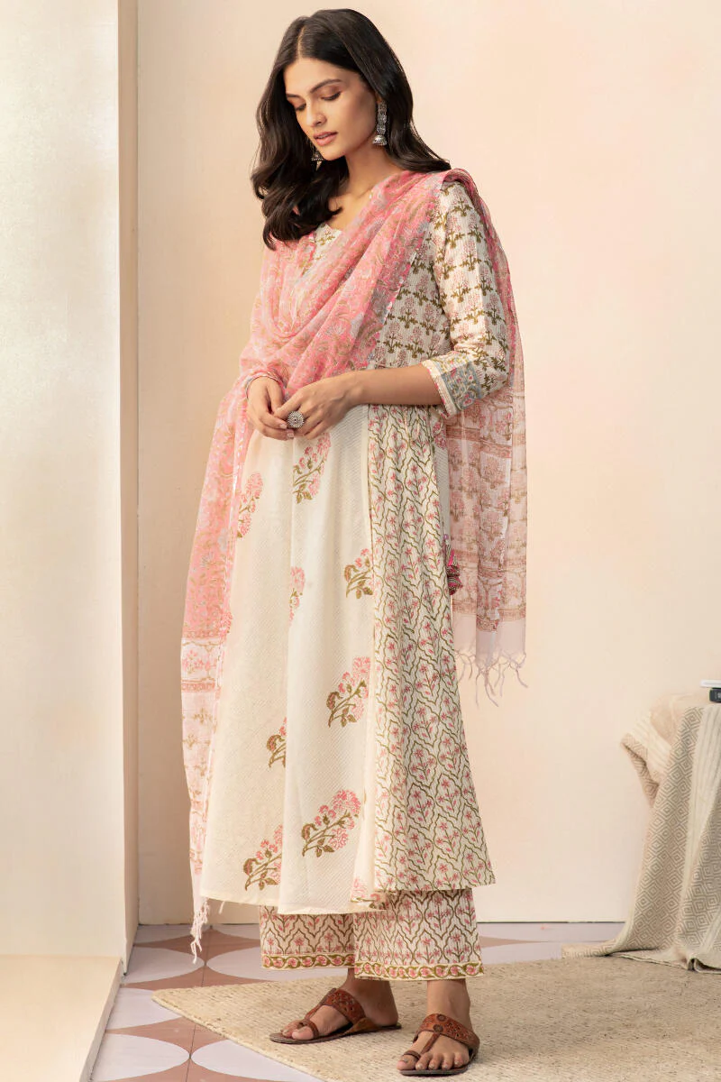 Nasrine Mahek Sanganeri Kota Dupatta - Image 3