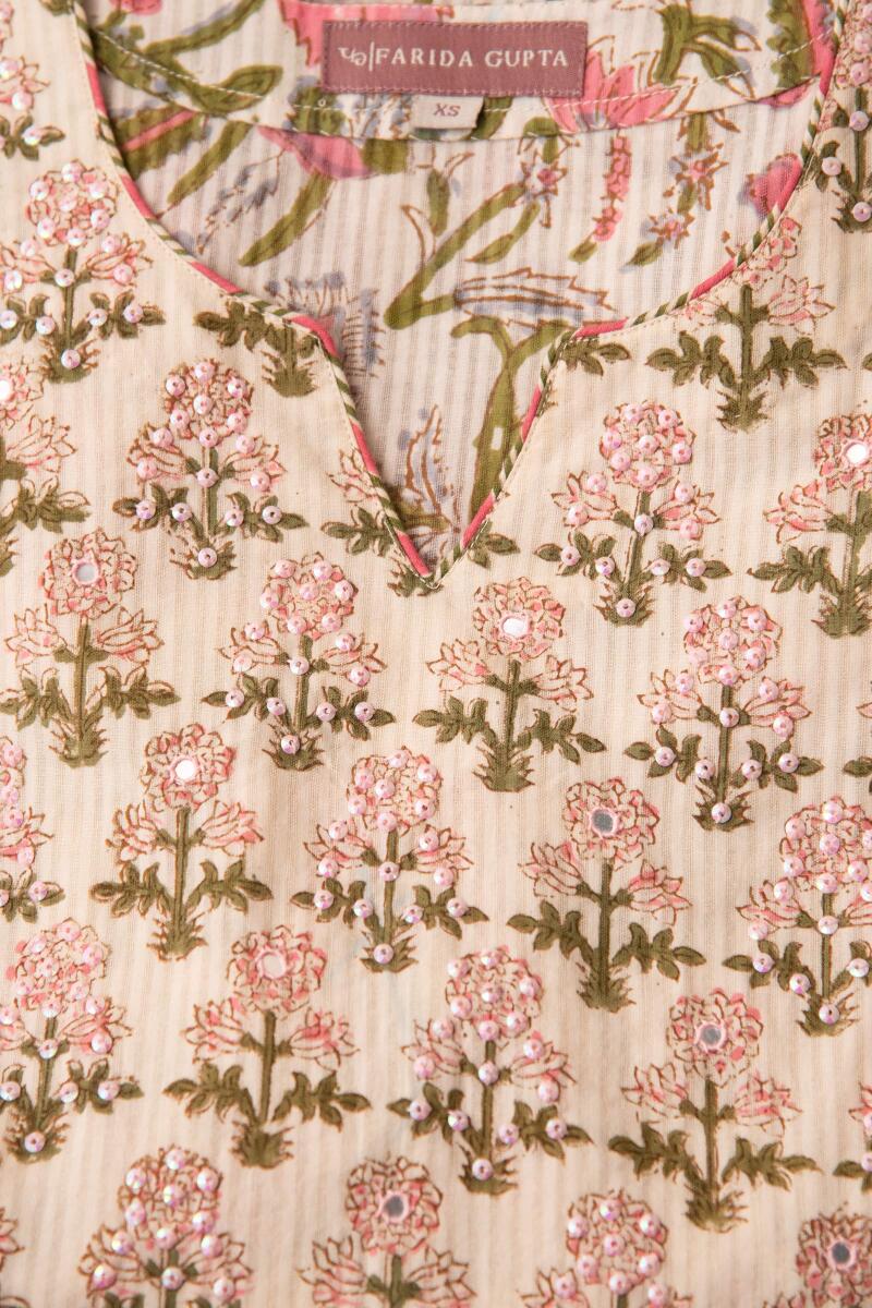 Nasrine Mahek Sanganeri Kurta - Image 8