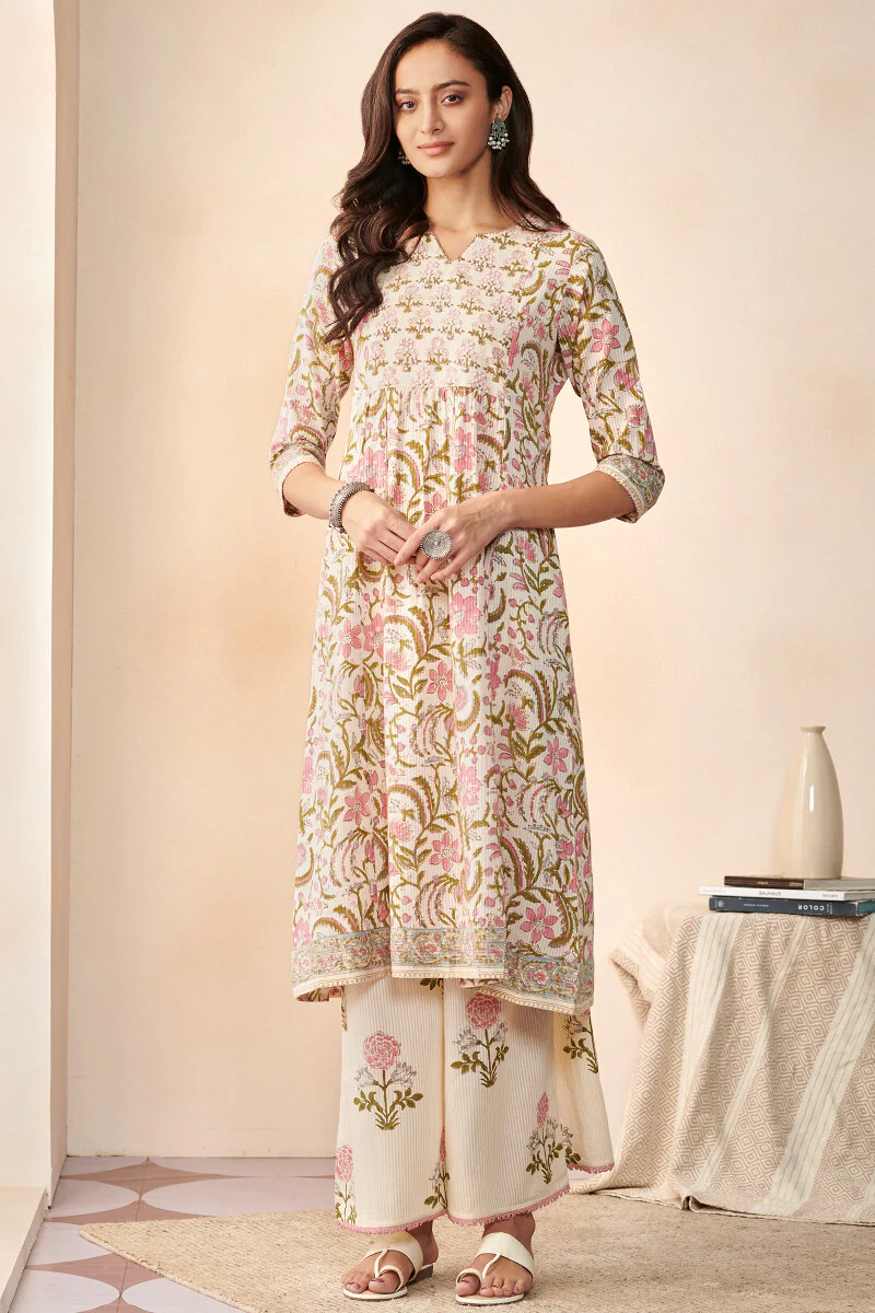 Nasrine Mahek Sanganeri Kurta - Image 2