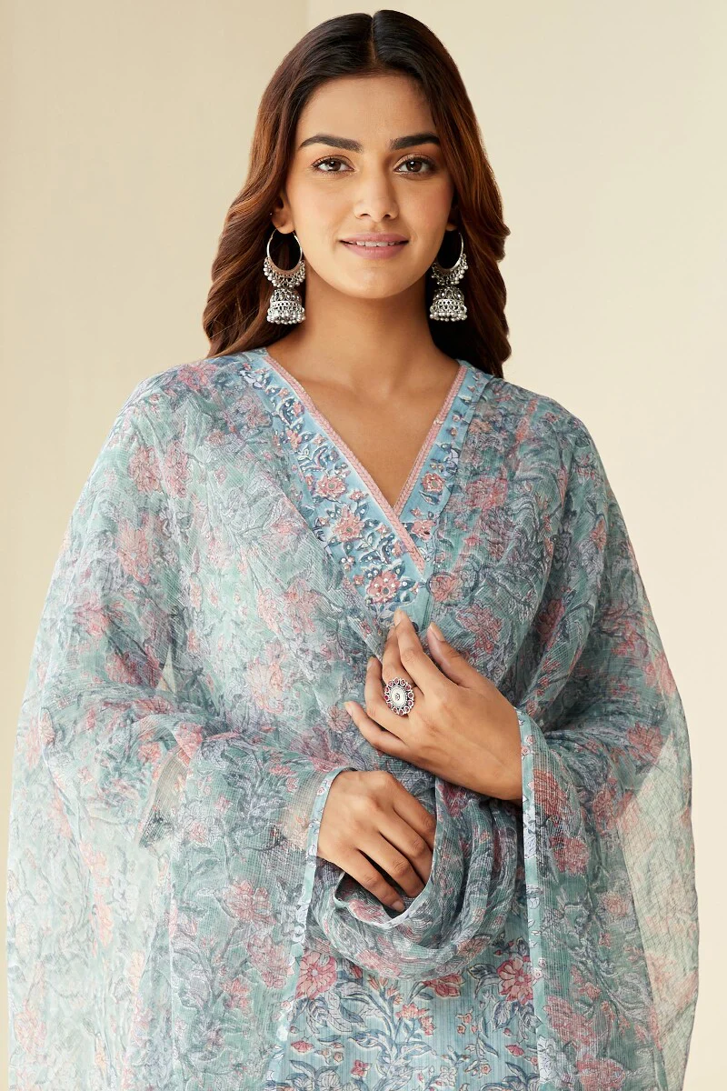 Nasrine Mahi Sanganeri Kota Dupatta