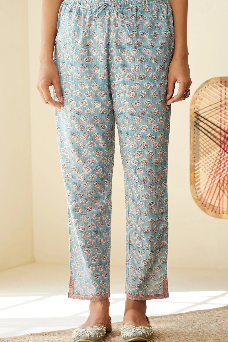 Nasrine Mahi Sanganeri Narrow Pants