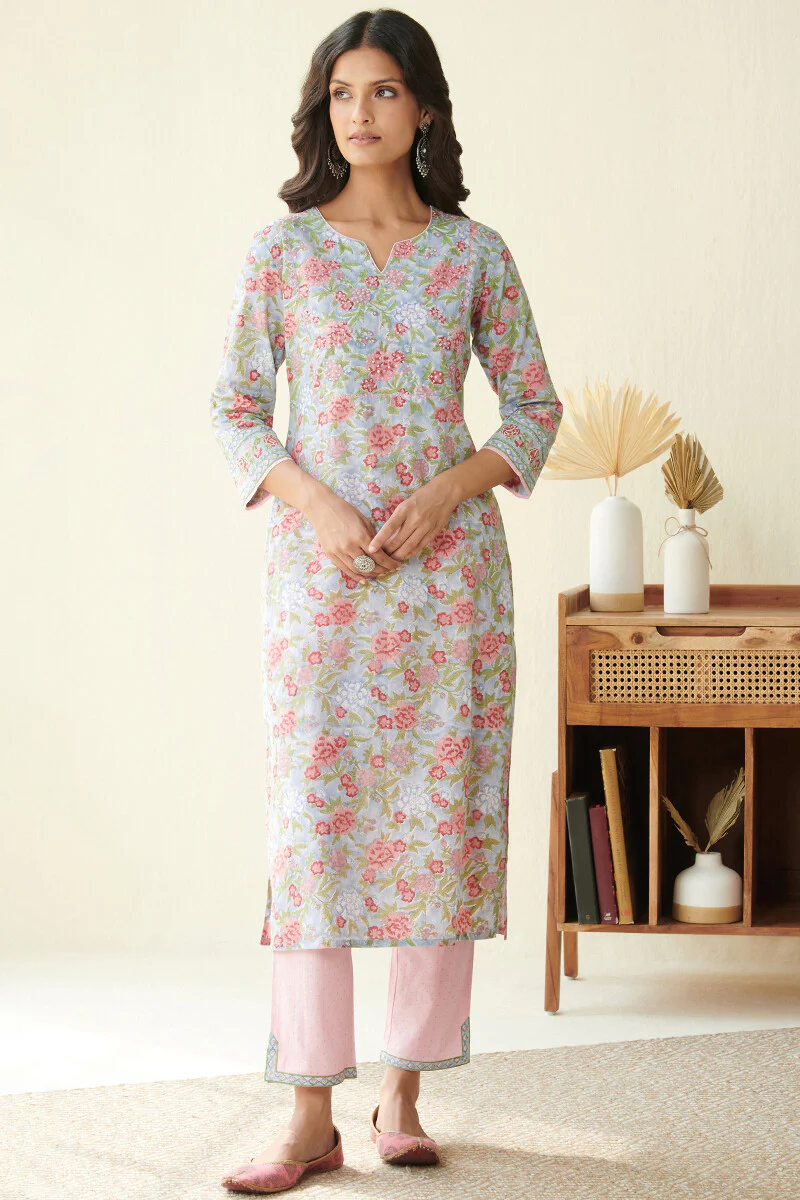 Nasrine Mahira Sanganeri Kurta - Image 2