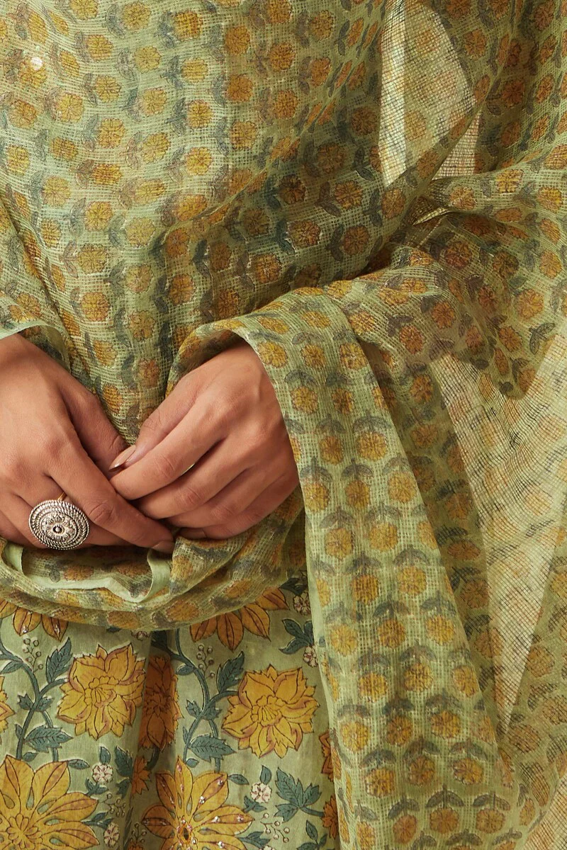 Nasrine Maya Sanganeri Kota Dupatta - Image 4