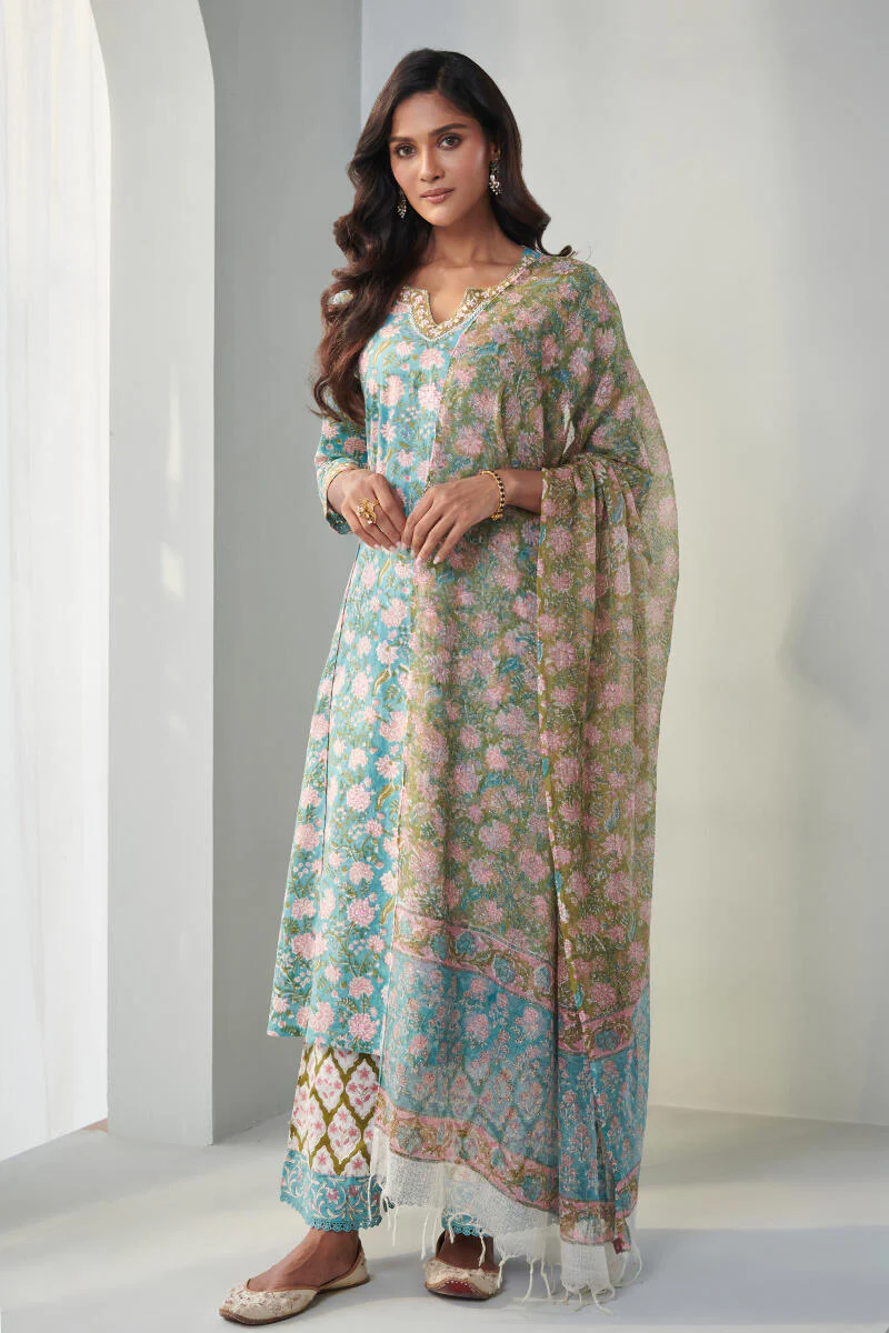 Nasrine Maya Sanganeri Kurta - Image 5