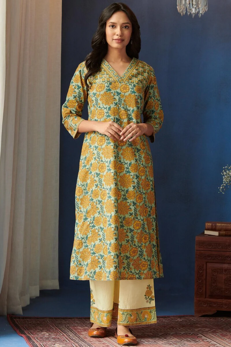 Nasrine Maya Sanganeri Kurta - Image 2