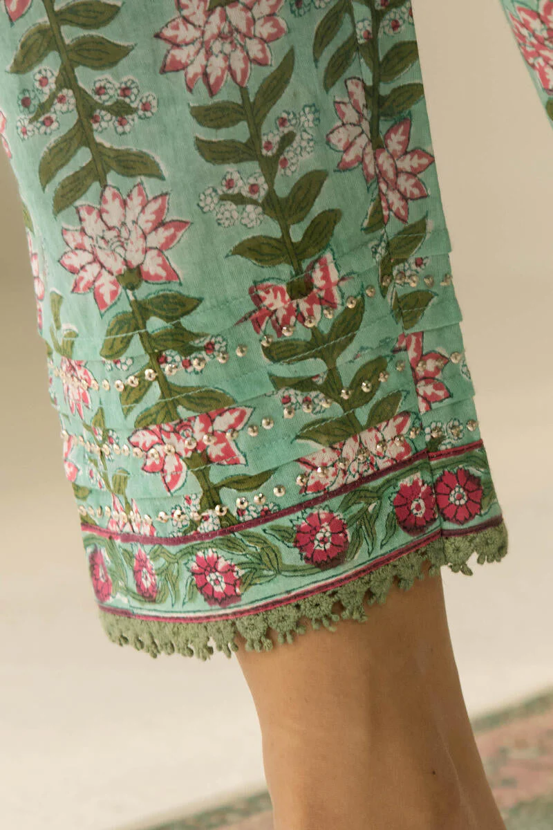 Nasrine Mehar Sanganeri Narrow Pants - Image 2