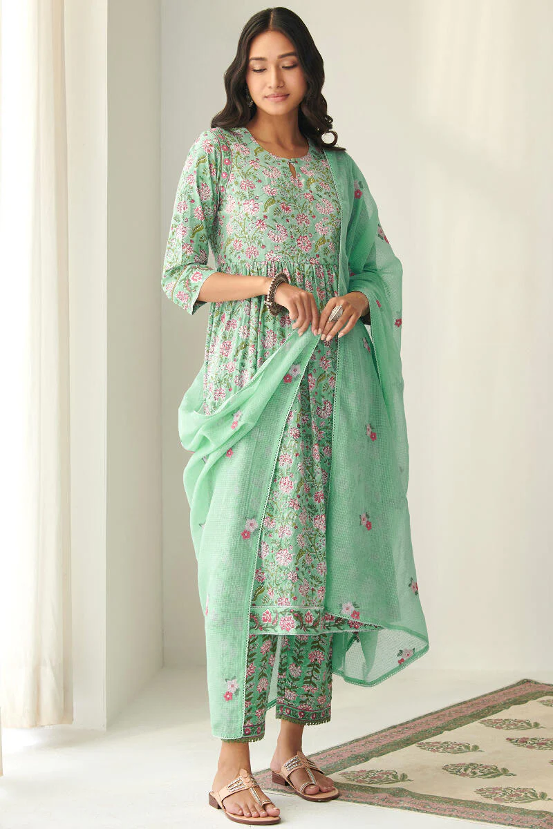 Nasrine Mehar Sanganeri Narrow Pants - Image 3